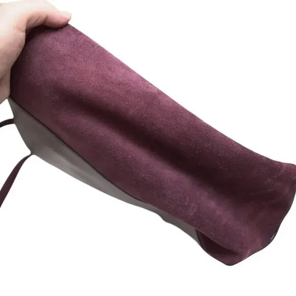 KATE SPADE Roselyn Hunts Burgundy Leather Tote Goat & Cowhide Feminine Corpcore - Picture 9 of 15